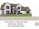 Striking two-story home with a neutral color palette and decorative front porch at 120 Wood River Ct, Johns Creek, GA 30097