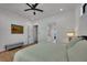 Spacious main bedroom showcasing hardwood floors and an ensuite bathroom at 247 Terrace View Dr, Acworth, GA 30101
