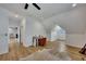 Bright bonus room with wood floors, desk space, and dormer window, creating a versatile living area at 247 Terrace View Dr, Acworth, GA 30101