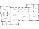 Detailed floor plan showcasing bedrooms, kitchen, living room, baths, and walk-in closet dimensions at 1830 Lost Mountain Rd, Powder Springs, GA 30127