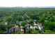 Scenic aerial view of the neighborhood with tree-lined streets and a distant skyline, offering a tranquil suburban setting at 248 Madison Ave, Decatur, GA 30030