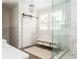 Modern bathroom features a glass-enclosed shower and sleek marble tiling for a spa-like feel at 248 Madison Ave, Decatur, GA 30030