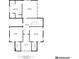Upper-level floor plan featuring bedrooms and bathrooms with dimensions at 248 Madison Ave, Decatur, GA 30030