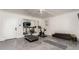 Gym featuring exercise equipment, ceiling fan, and mirrored walls at 248 Madison Ave, Decatur, GA 30030