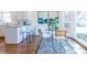 Cozy breakfast nook with a glass top table, stylish chairs, and a view of the backyard at 883 Heritage Pl, Decatur, GA 30033