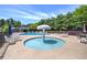 Community pool with lounge chairs and picnic tables at 544 Pine Way, Dallas, GA 30157