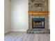 A beautiful stone fireplace is the focal point of this modern room at 70 Graystone Dr, Covington, GA 30014