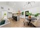 Open-concept kitchen and dining area, boasting a spacious layout, modern finishes, and inviting atmosphere at 1675 Avon Sw Ave, Atlanta, GA 30311