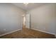 Neutral toned bedroom with ceiling fan and plush carpet at 433 Orchid Ln, Canton, GA 30114