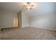 Spacious main bedroom featuring vaulted ceiling and large windows at 433 Orchid Ln, Canton, GA 30114