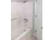 Bathroom featuring a tub and shower, new door, and neutral decor at 304 N Briar Rdg, Woodstock, GA 30189