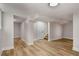 Finished basement featuring neutral walls, vinyl floors, and recessed lighting at 2358 Larchwood Sw Rd, Atlanta, GA 30310