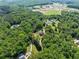 Expansive aerial view showcasing the house and the surrounding lush green mature trees and landscape at 675 Jack Page Ln, Canton, GA 30115