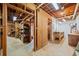 Unfinished basement offering ample storage space and potential for customization at 675 Jack Page Ln, Canton, GA 30115