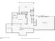 Basement floor plan shows entertainment area, office, unfinished storage space and bathroom at 1255 Cold Harbor Dr, Roswell, GA 30075