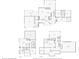 Layouts of floor 1, floor 2, and the basement of this home and property at 1255 Cold Harbor Dr, Roswell, GA 30075
