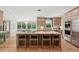 Contemporary kitchen with a spacious island, stainless steel appliances, and lots of natural light at 1255 Cold Harbor Dr, Roswell, GA 30075