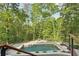 Serene in-ground pool surrounded by lush greenery for a private and tranquil retreat at 1255 Cold Harbor Dr, Roswell, GA 30075
