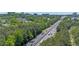 Elevated view showing the area, highlighting the convenient access to major highways and local thoroughfares at 3155 Boldmere Se Trl # 3, Smyrna, GA 30080