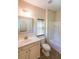 Bathroom with marble countertops, a bathtub, and tile floors at 3155 Boldmere Se Trl # 3, Smyrna, GA 30080