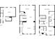 Detailed floor plan illustrating the layout of the home's multiple floors, bedrooms, and bathrooms at 3155 Boldmere Se Trl # 3, Smyrna, GA 30080