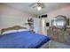Bedroom offers space and comfort, complete with a ceiling fan at 1001 Rhett Nw Dr, Kennesaw, GA 30144