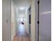 Hallway showing the bathroom and bedroom access at 1001 Rhett Nw Dr, Kennesaw, GA 30144