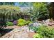 Charming home nestled in lush landscaping with a serene water feature at 414 Pensdale Rd, Decatur, GA 30030