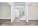 Bright foyer showcasing hardwood floors and a stairway that leads to the upper level at 881 Springs Crest Dr, Dallas, GA 30157