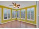 Cozy sunroom with lots of natural light and a tiled floor at 900 Fox Croft Pl, Canton, GA 30114
