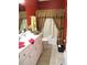 Cozy bathroom with decorative striped shower curtain and tiled floors at 28 County Line #2 Rd, Rydal, GA 30171