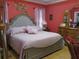 Bedroom with a bed with a tufted headboard and a matching dresser at 28 County Line #2 Rd, Rydal, GA 30171