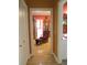 A hallway view leading to the living room at 28 County Line #2 Rd, Rydal, GA 30171
