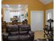 Inviting living room with an open floor plan and seamless flow to the kitchen and lots of natural light at 28 County Line #2 Rd, Rydal, GA 30171