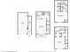 Detailed floor plan illustrating the layout of the townhome at 221 Semel Nw Cir # 245, Atlanta, GA 30309