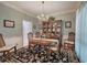 Classic dining room featuring a wooden table set and hutch at 3945 Lorien Way, Kennesaw, GA 30152