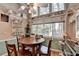 Bright breakfast nook featuring a ceiling fan and natural light at 4735 Rabbit Farm Rd, Loganville, GA 30052