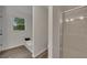 Bathroom featuring a shower, tub, modern design, and clean finishes at 4618 Barkley Nw Dr, Acworth, GA 30101