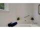 Corner bathtub with hydrotherapy jets and stylish accessories at 4618 Barkley Nw Dr, Acworth, GA 30101