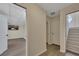 Hallway leading to stairs and living room at 4618 Barkley Nw Dr, Acworth, GA 30101