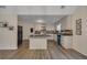 The kitchen is equipped with stainless steel appliances, central island and generous counter space at 4618 Barkley Nw Dr, Acworth, GA 30101