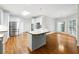 Spacious kitchen with stainless appliances, central island, and eat-in breakfast nook at 936 Bramble Oak Ct, Powder Springs, GA 30127