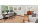 Comfortable home office with natural light, a wooden desk, and classic design features at 2620 Margaret Mitchell Dr, Atlanta, GA 30327