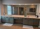 Bathroom with double sinks, lots of counter space, and recessed lighting at 101 Brendylynn Trce, Woodstock, GA 30188