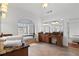 A spa-like main bathroom with separate vanities, granite counters, and a luxurious soaking tub at 2660 Pete Shaw Rd, Marietta, GA 30066