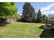 Large backyard with a covered patio and privacy fence at 101 Magnolia Creek Dr, Canton, GA 30115