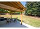 Backyard covered patio with outdoor seating, perfect for entertaining at 101 Magnolia Creek Dr, Canton, GA 30115