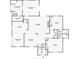 Detailed floor plan showcasing layout including living room, kitchen, bedrooms, and bathrooms at 3460 Highgate Hills Ne Dr, Duluth, GA 30097