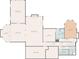 Detailed floorplan showcasing the basement layout, including a recreation room, sauna, and theater room at 4340 Candacraig, Johns Creek, GA 30022