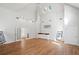 Expansive living room with vaulted ceilings, hardwood floors, and natural light at 4340 Candacraig, Johns Creek, GA 30022